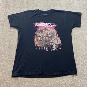 Danganronpa Shirt‎ Mens XL Black Graphic Tee Good Smile Company Anime Manga